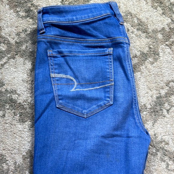 American Eagle Blue short skinny jeans - Picture 2 of 4